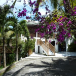 L’entrée d’Ô coeur de Deshaies